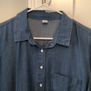 Old Navy chambray shirt dress